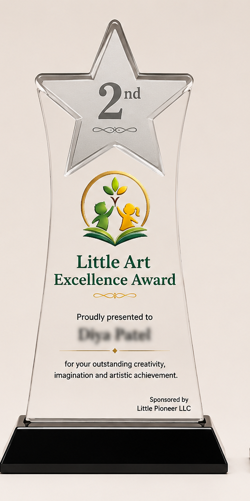 Sample second place award
